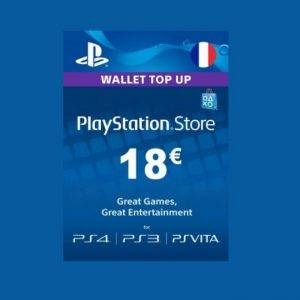 Carte Playstation Network 18€