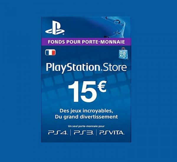 Carte Playstation Network 15€
