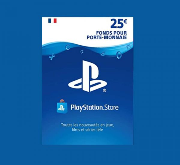 Carte PSN 25€ Maroc - Carte Cadeau PlayStation Network 25€