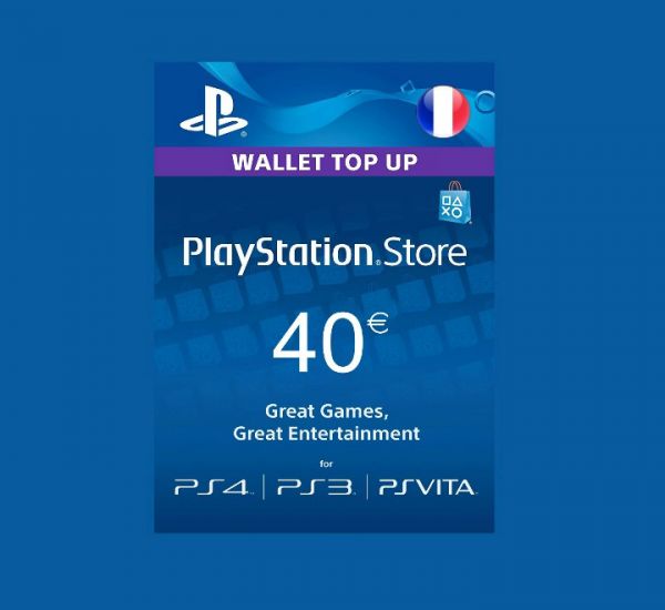 Carte Playstation Network 40€