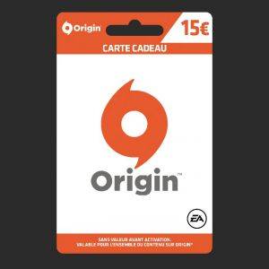 Origin Gift Card 15€ - Carte Cadeau Origin 15€