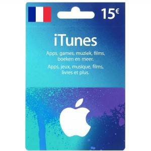 Carte Cadeau iTunes 15€