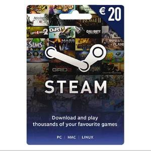 Carte Steam 20 euro