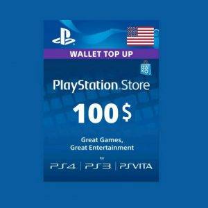 Carte PSN 100$ Maroc - Carte Cadeau PlayStation Network 100$