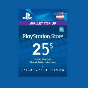 Carte PSN 25$ maroc