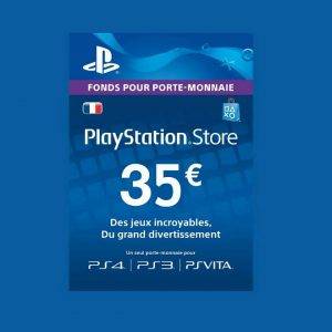 Carte PSN 35€ Maroc - Carte Cadeau PlayStation Network 35€