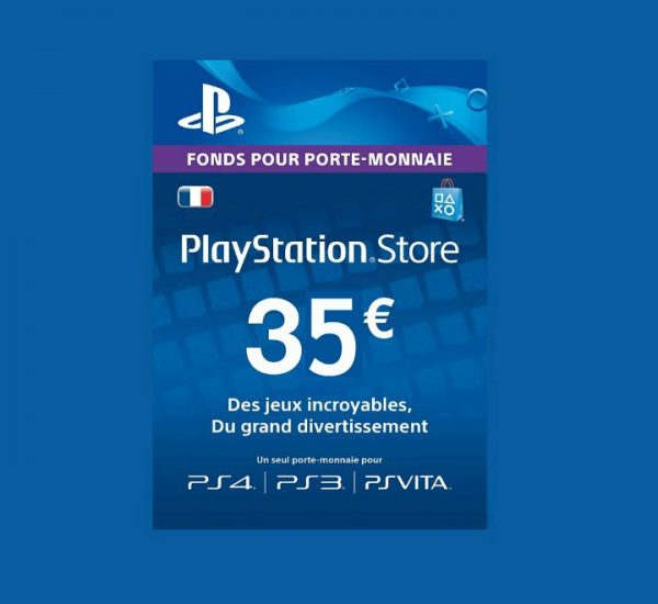 Carte PSN 35€ Maroc - Carte Cadeau PlayStation Network 35€