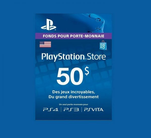 Carte PSN 50$ maroc