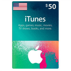 Carte Cadeau iTunes 50$