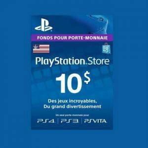carte psn 10$ usa maroc