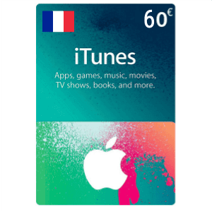 Carte Cadeau iTunes 60€